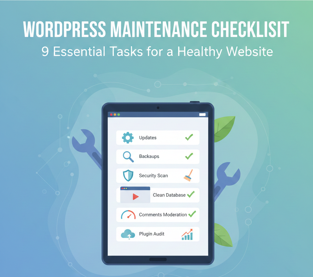 WordPress maintenance checklist